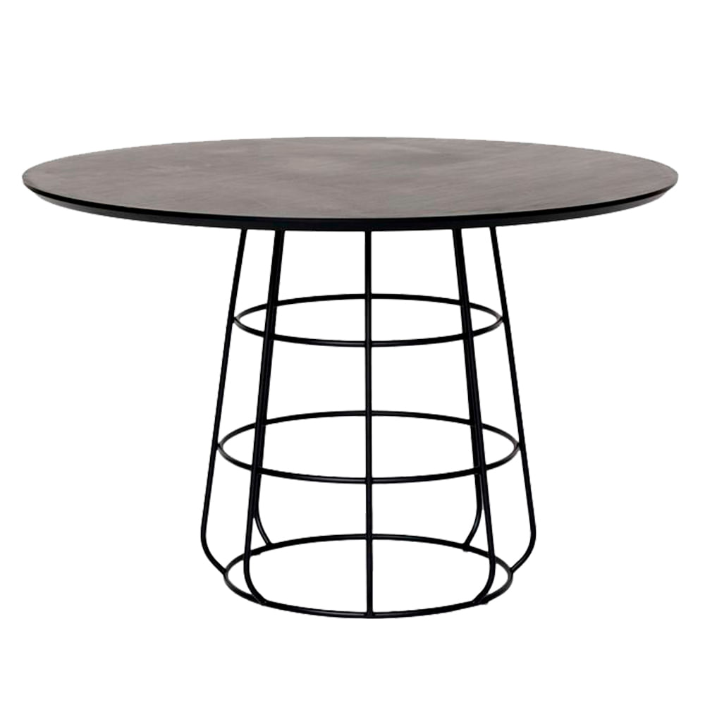 Mesa de Jantar Spirit Preto e Base Preto -1-